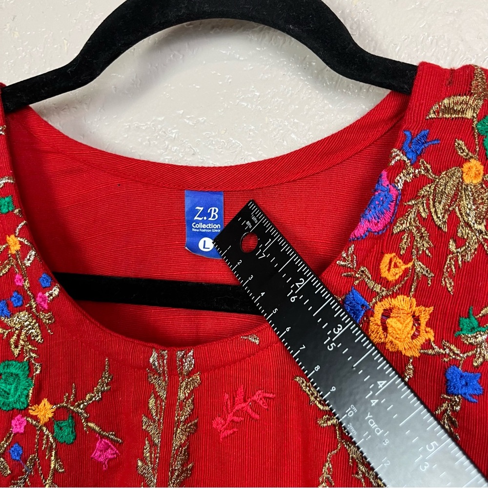 Kids Salwar Kameez Party Wear Indian Designer Wedding Pakistani Dress Tunic Sz10 - Picture 6 of 9